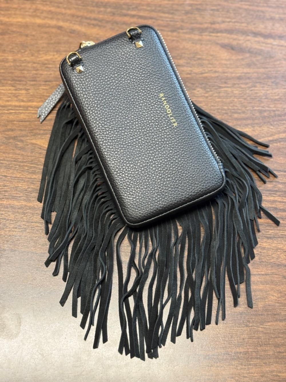 Bandolier Fringe Expanded Pouch with Bandolier Millie Star Crossbody Strap - Picture 6 of 16